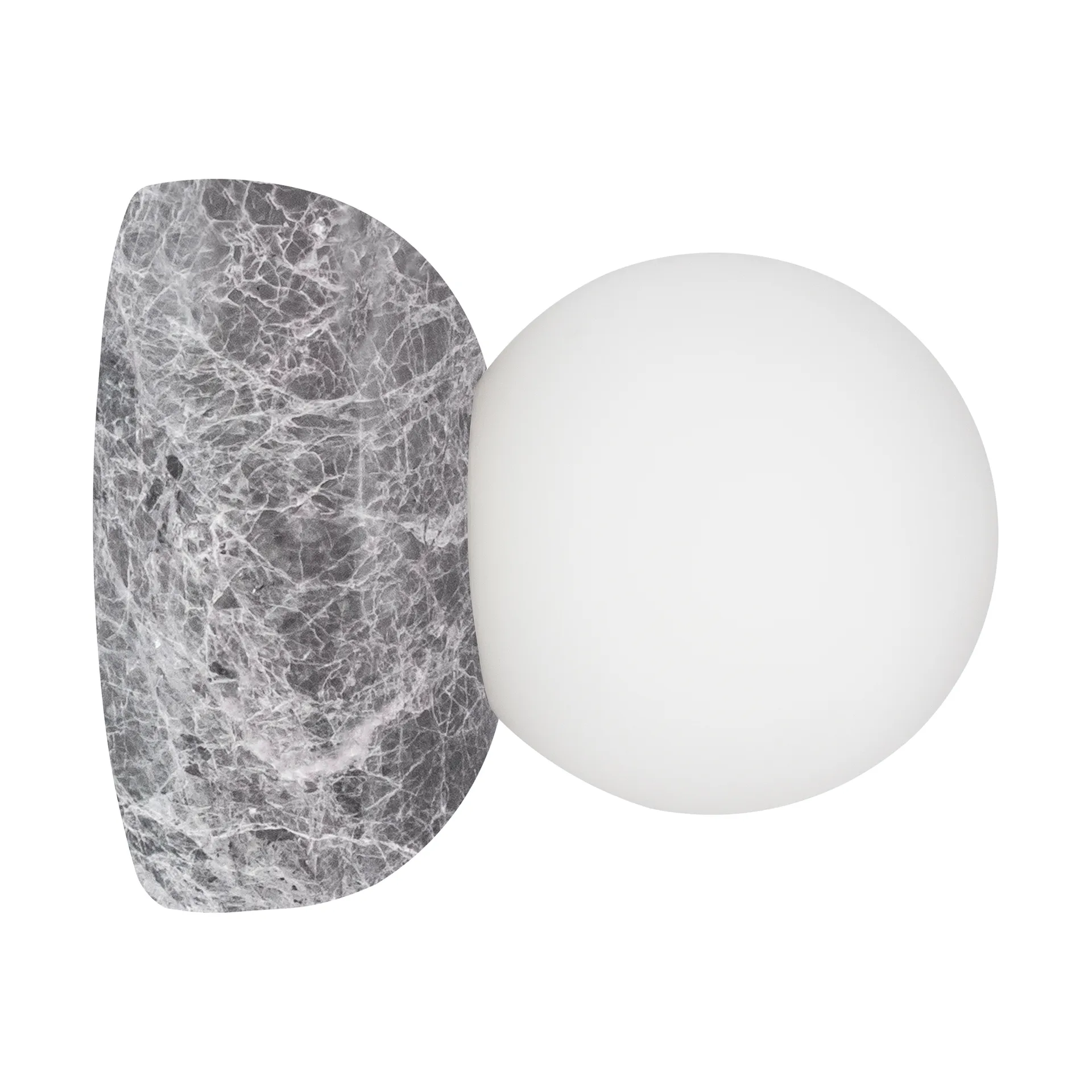 Torrano wandlamp/plafonnière 13 cm, Grijs Globen Lighting