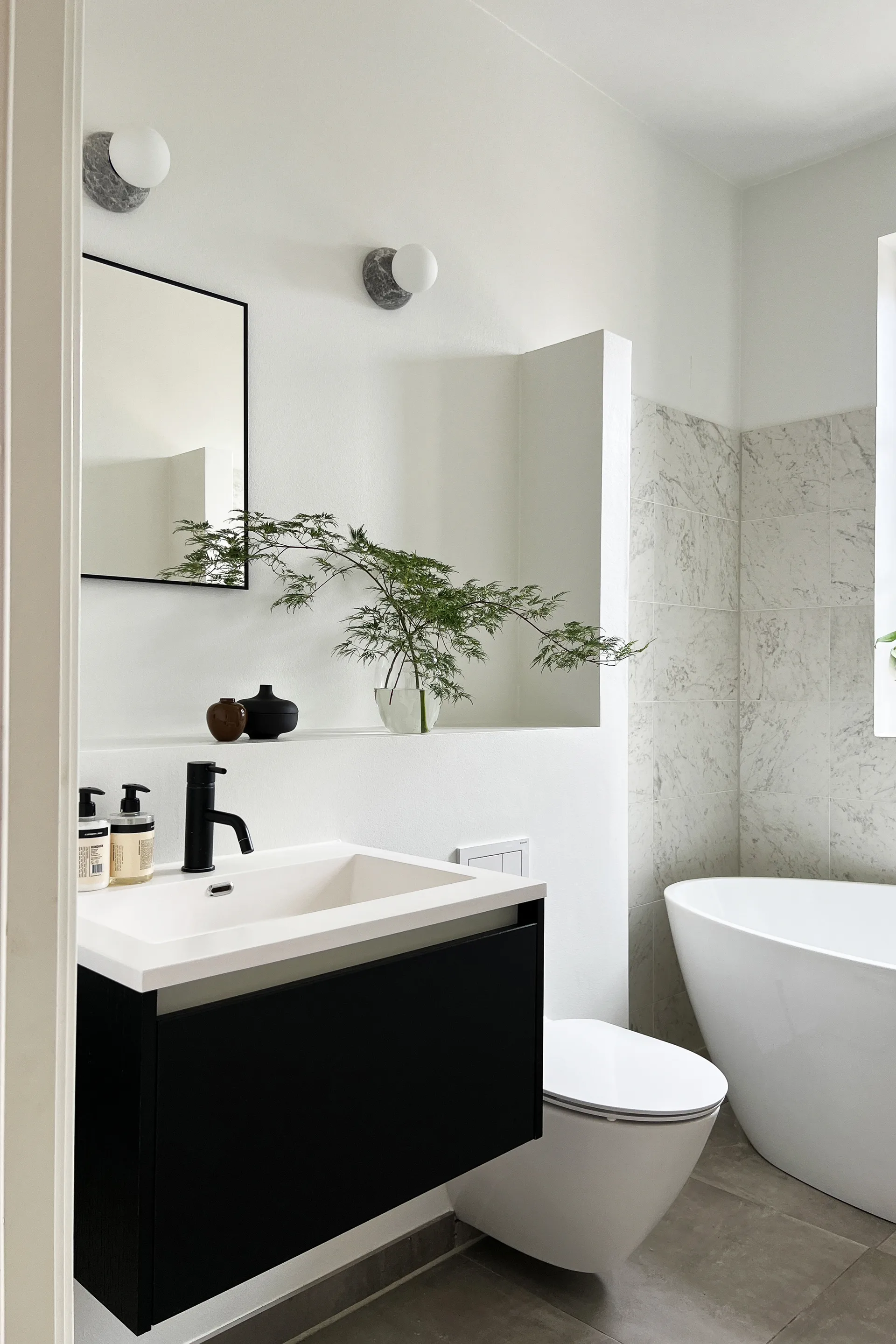 Torrano wandlamp/plafonnière 13 cm, Grijs Globen Lighting