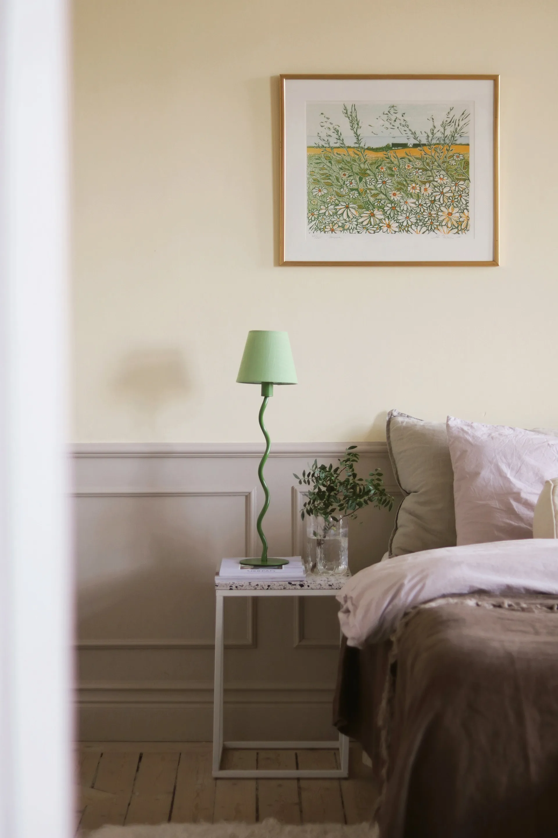 Twist 50 tafellampvoet, Groen Globen Lighting