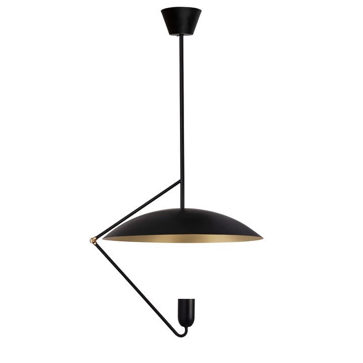 Undercover hanglamp 50 cm - Zwart-geborsteld messing - Globen Lighting