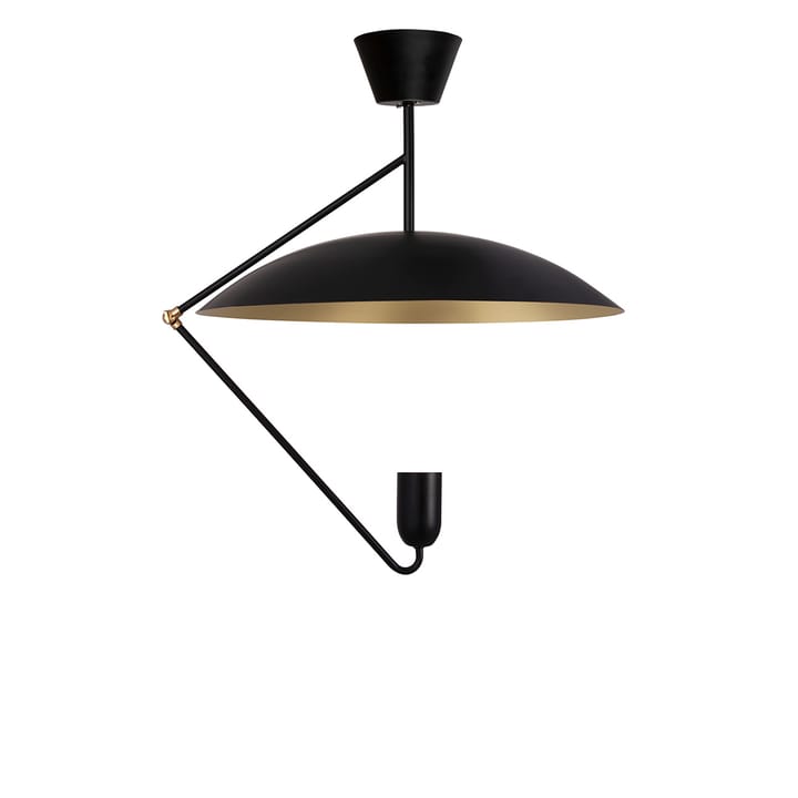 Undercover hanglamp 50 cm - Zwart-geborsteld messing - Globen Lighting