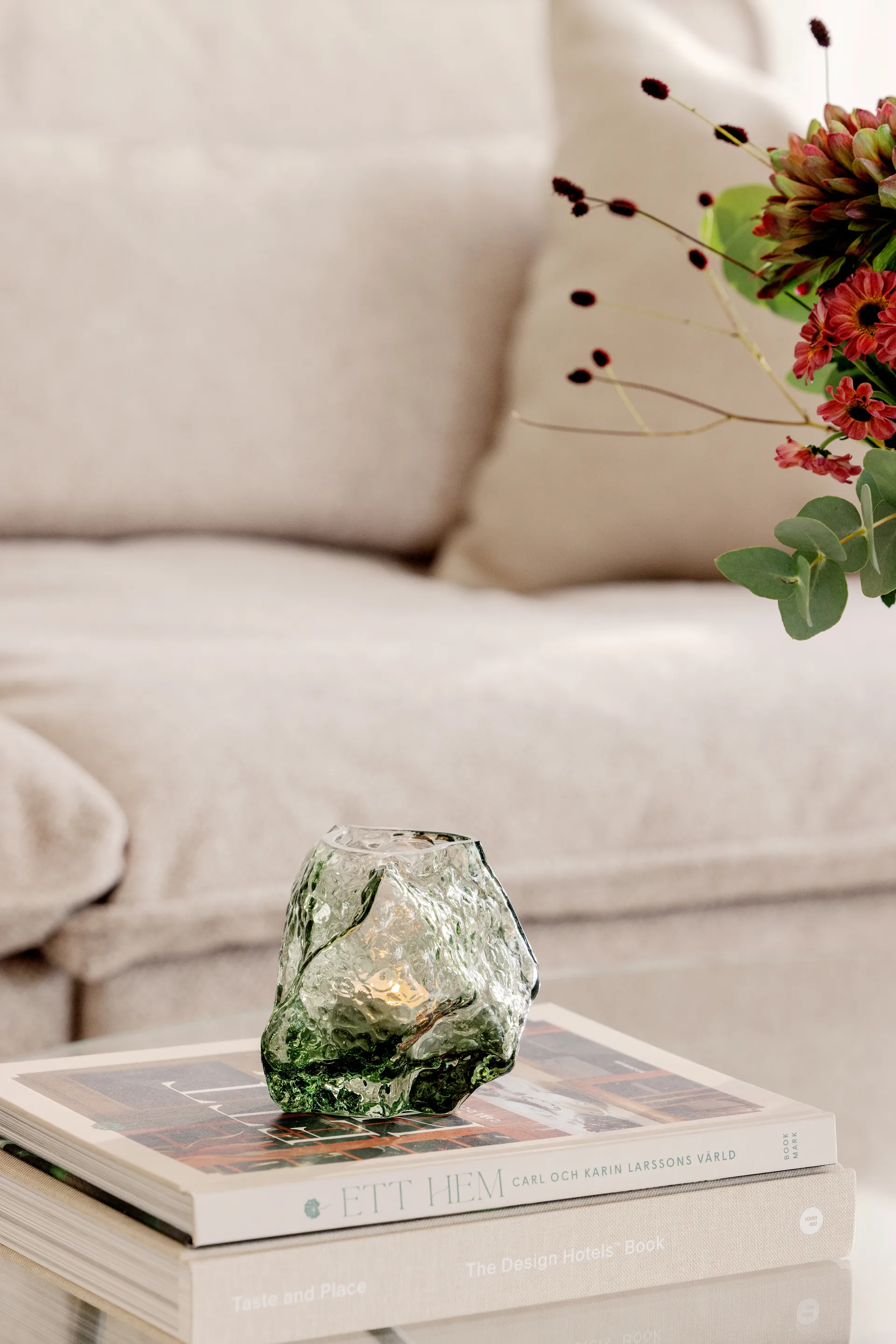 Valerie 12 theelichthouder, Groen Globen Lighting