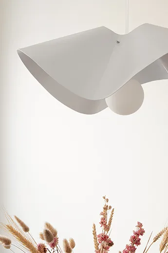 Volang hanglamp Ø50 cm, Wit Globen Lighting