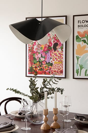 Volang hanglamp Ø50 cm, Zwart Globen Lighting