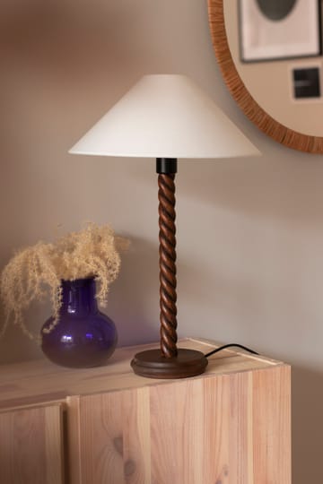 Willow lampvoet 38 cm - Walnoot - Globen Lighting