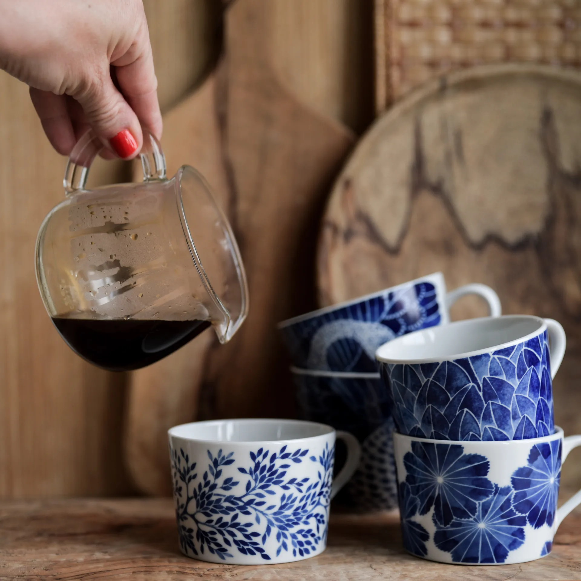 Botanica kop met oor, Mirte Götefors Porslin