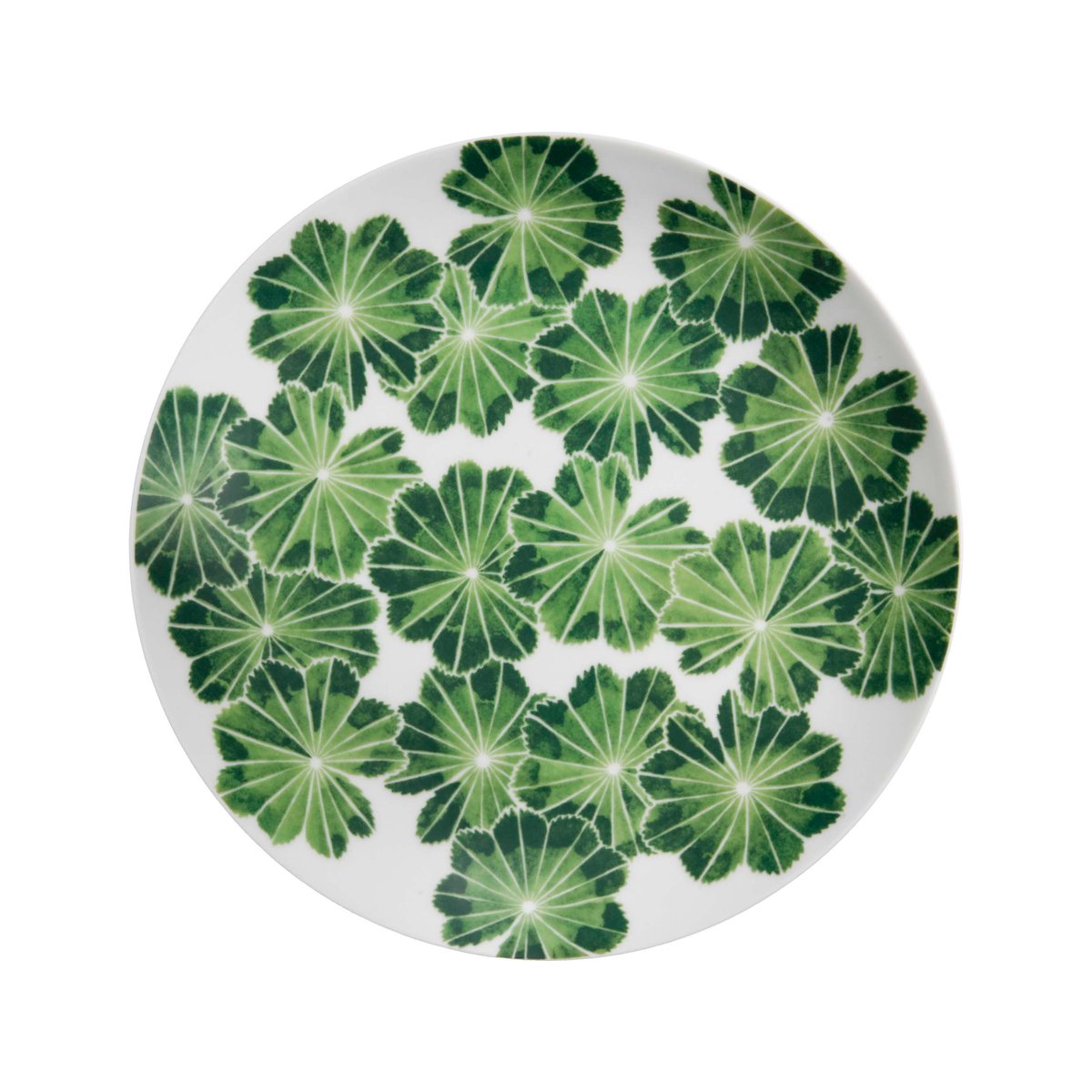 Götefors Porslin Daggkåpa bordje Groen | Scandinavisch Interieur | Kleine borden | Groen
