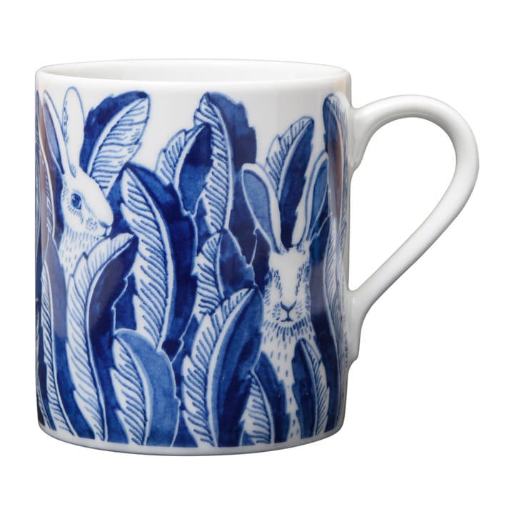 Hares in hiding mok 35 cl - Blauw - Götefors Porslin