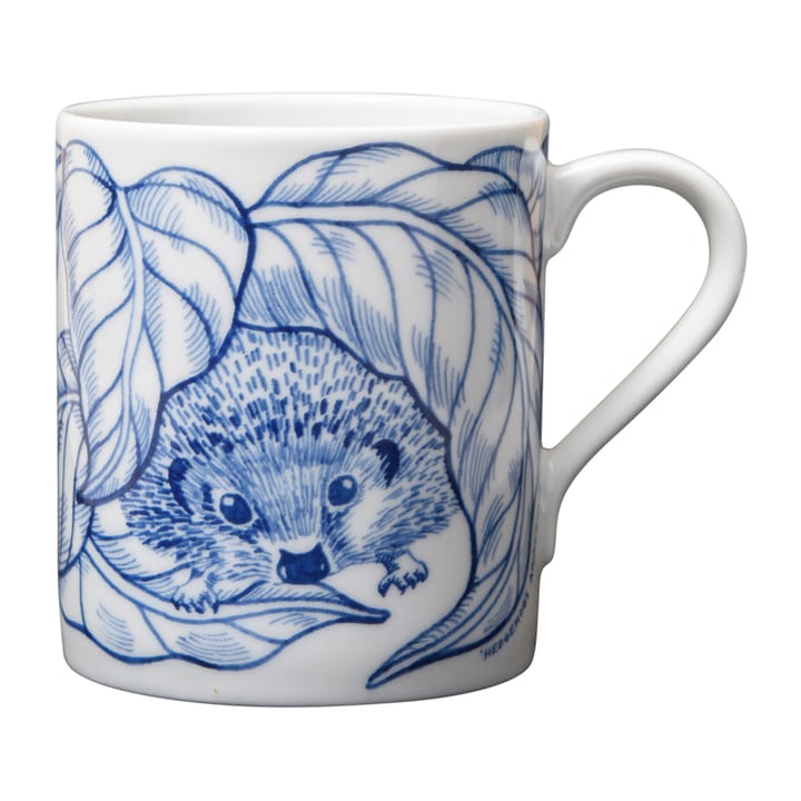 Hedgehogs awakening mok 35 cl - Blauw - Götefors Porslin