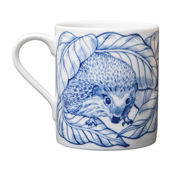 Hedgehogs awakening mok 35 cl, Blauw Götefors Porslin