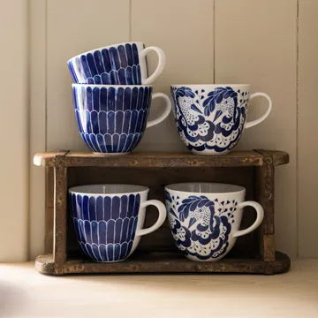 Selma jubileum mok 41 cl - Blauw - Götefors Porslin