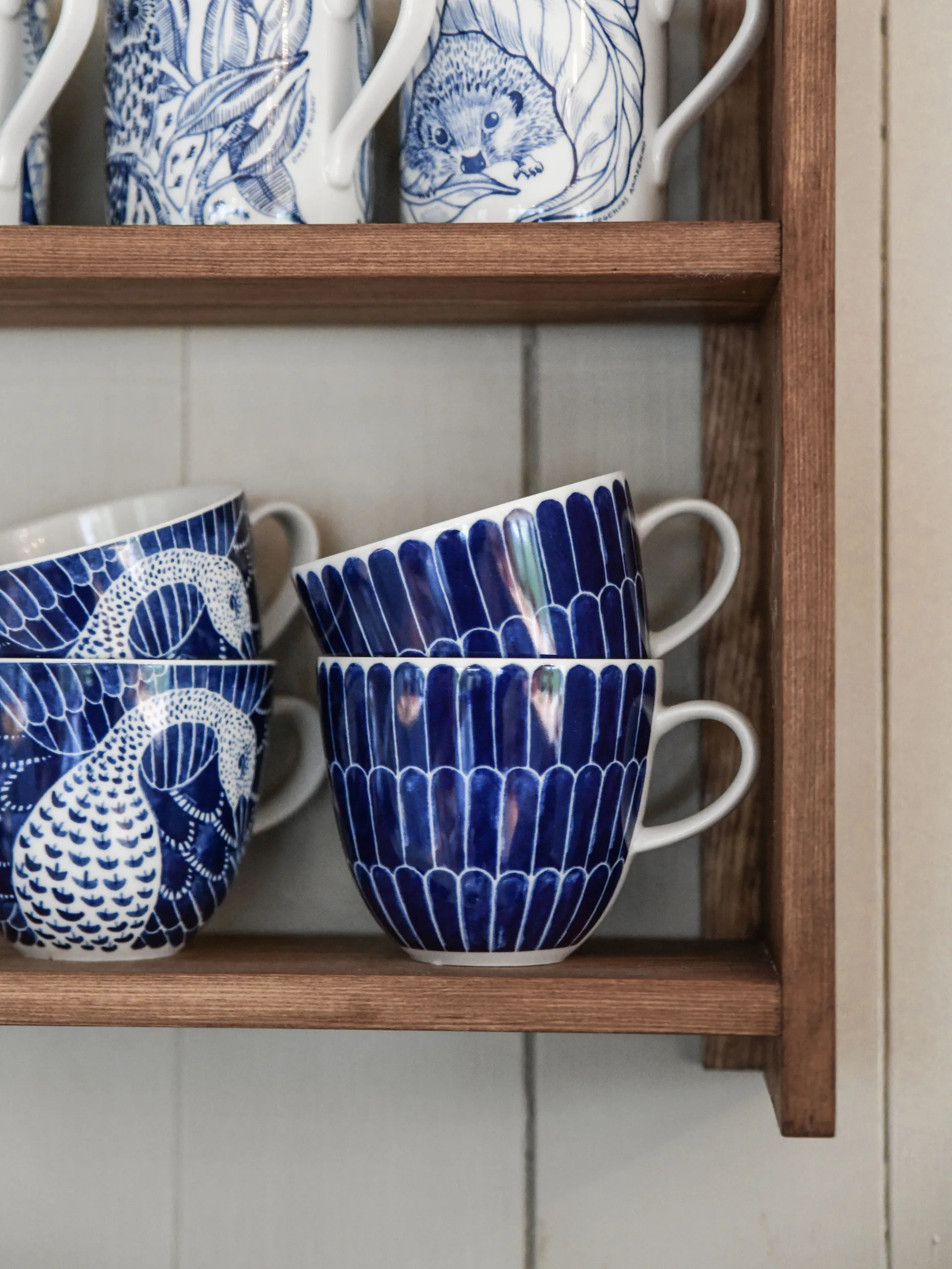 Selma mok veren blauw, 41cl Götefors Porslin