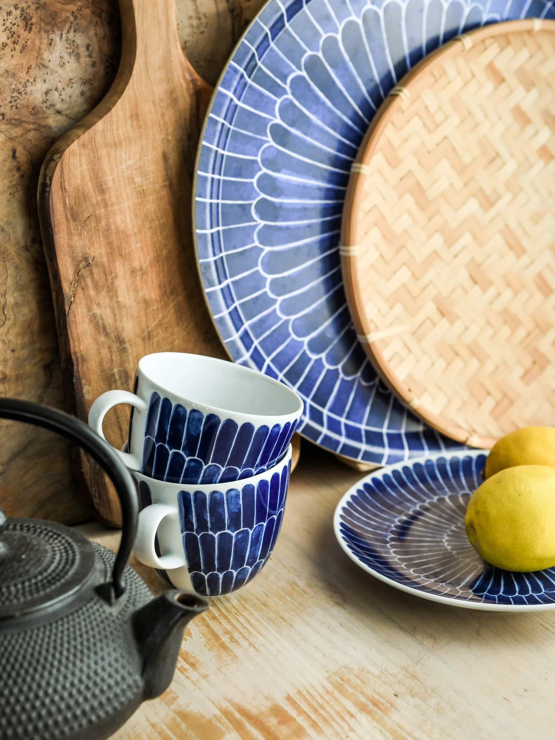 Selma mok veren blauw, 41cl Götefors Porslin