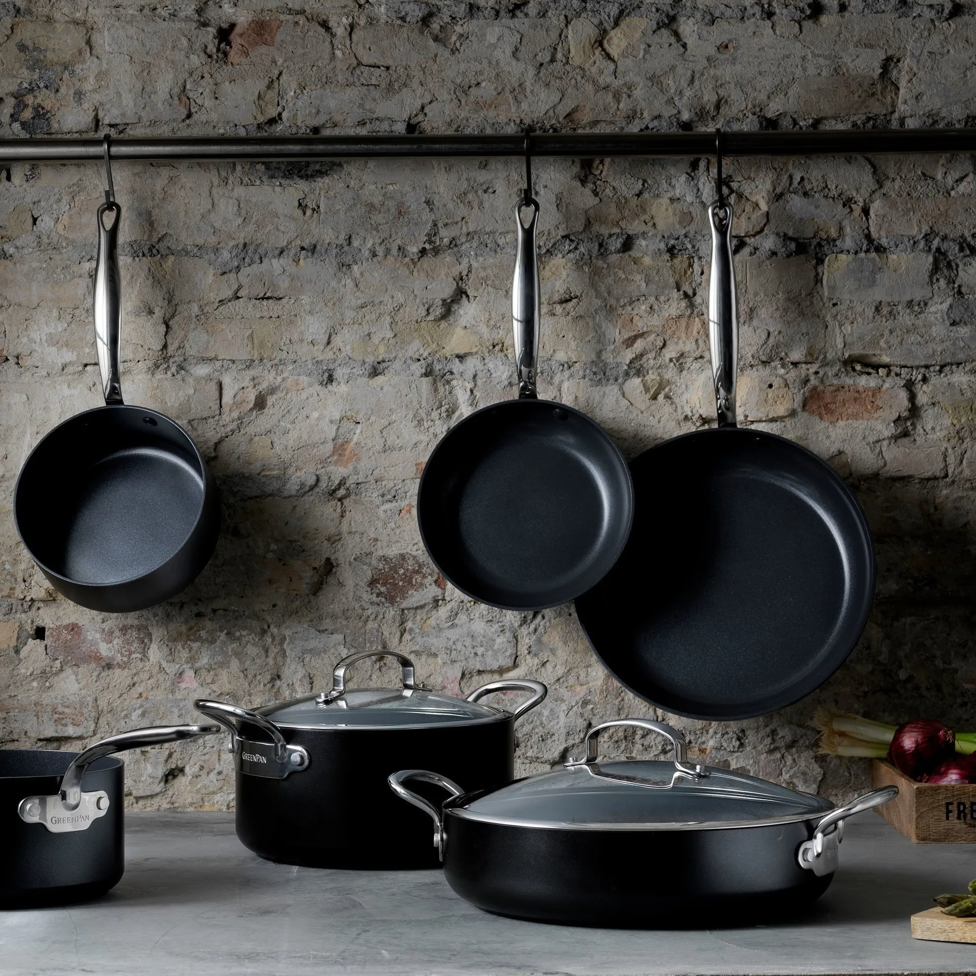 Barcelona hapjespan met deksel, 30 cm GreenPan