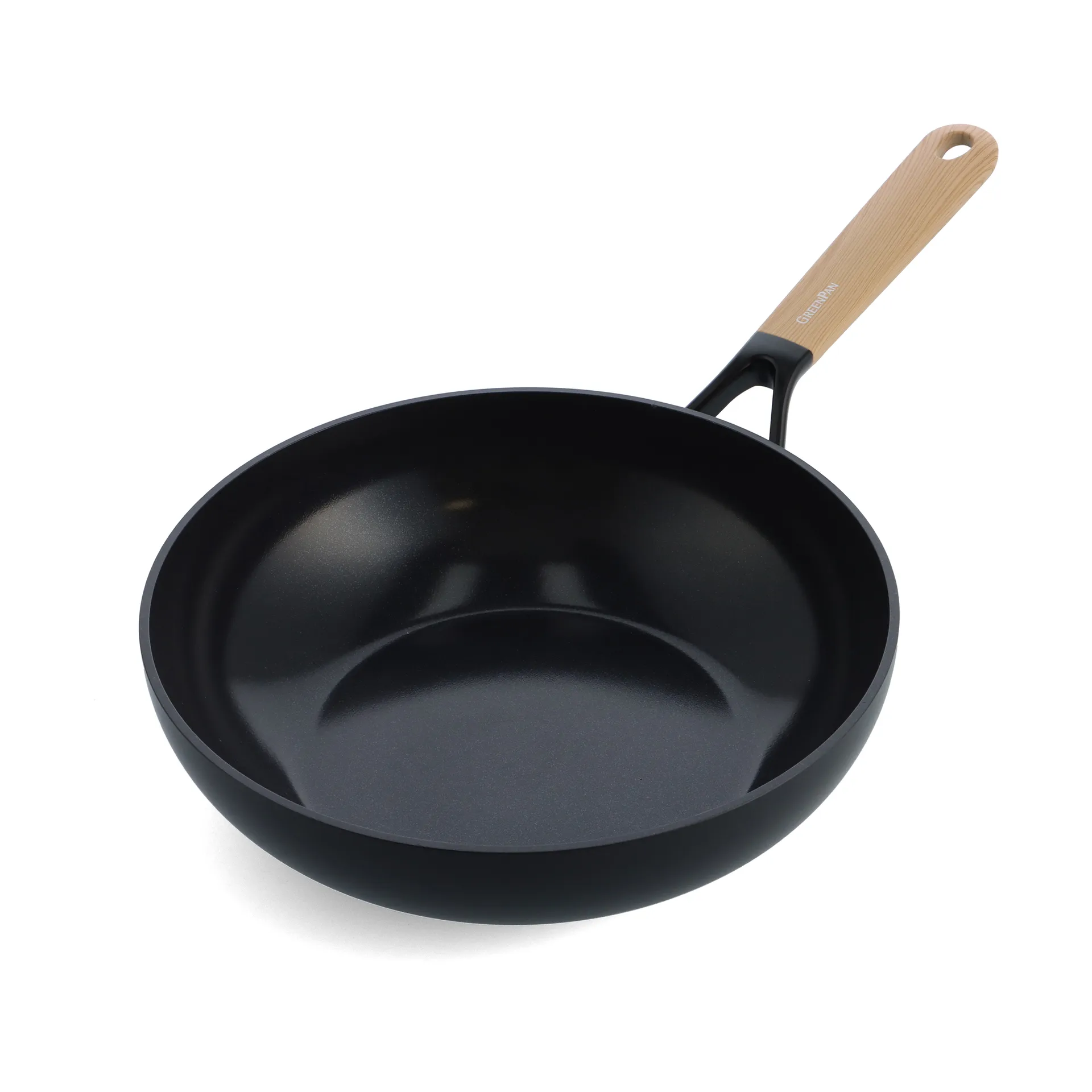 Eco Smartshape wokpan 28 cm, Light wood GreenPan
