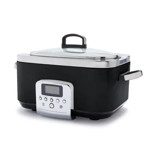 GreenPan slowcooker 6 L 48x34 cm - Zwart - GreenPan