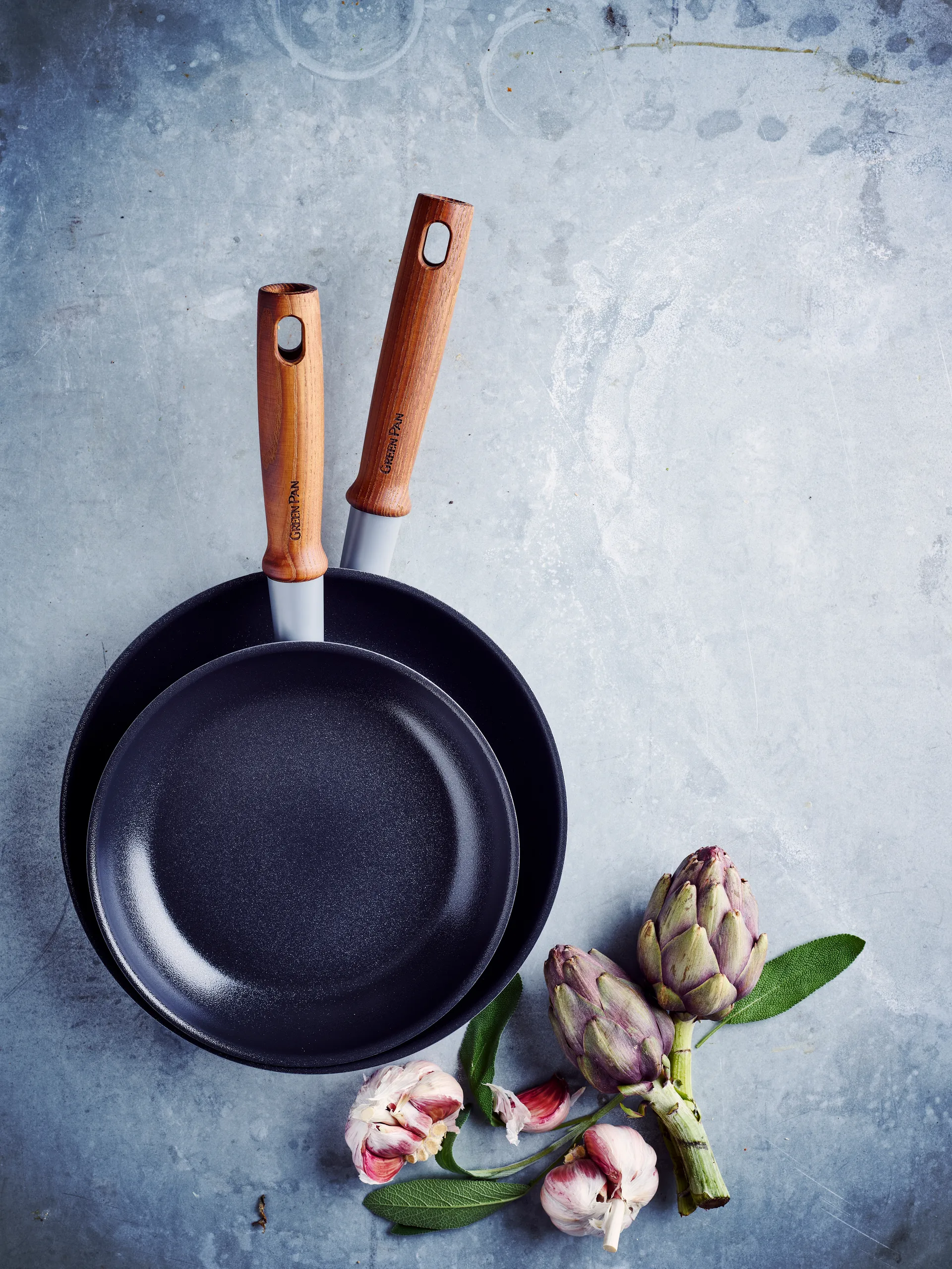 Mayflower Pro koekenpannenset + spatel, 3-delig GreenPan