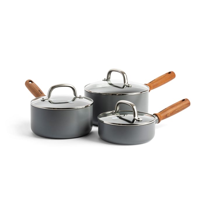 Mayflower Pro steelpannenset + deksel, 6-delig GreenPan