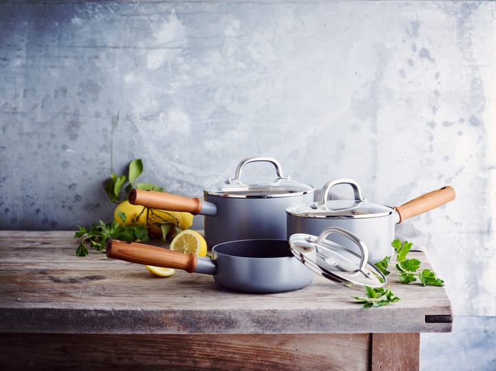 Mayflower Pro steelpannenset + deksel, 6-delig GreenPan