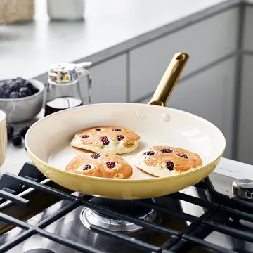 Padova braadpan en koekenpannenset 10 delig - Sunshine yellow - GreenPan
