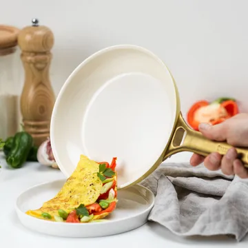 Padova braadpan en koekenpannenset 10 delig - Sunshine yellow - GreenPan