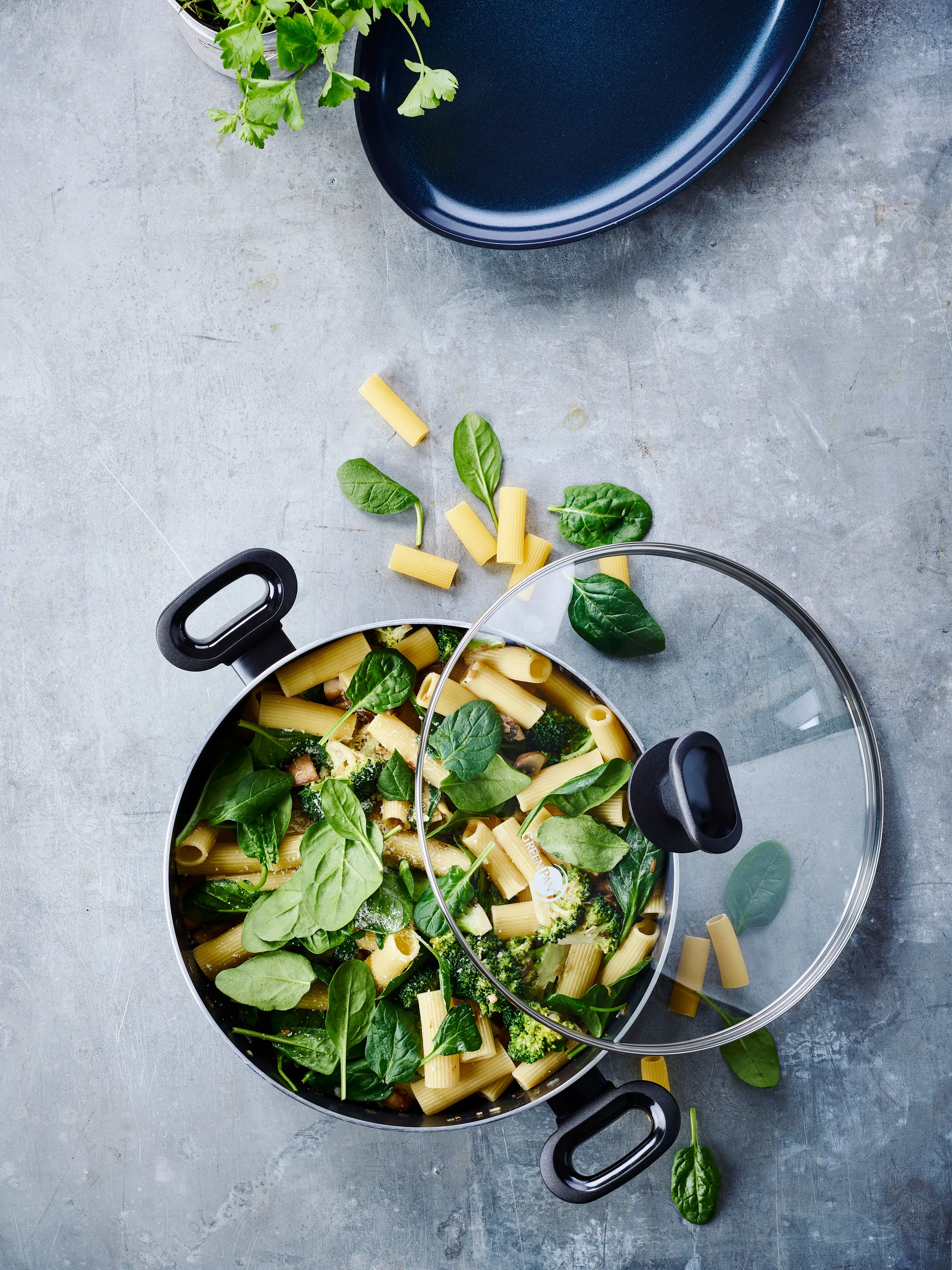 Torino hapjespan met deksel, 28 cm GreenPan