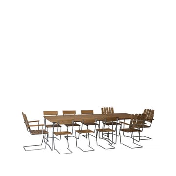 A2 tuinstoel - Eiken olie-verzinkt frame - Grythyttan stalen meubelen