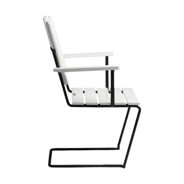 A2 tuinstoel - White lacquered oak-zwart - Grythyttan stalen meubelen