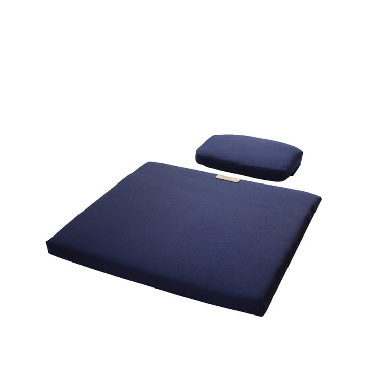 A3 kussenset nek/zitkussen - Sunbrella blauw - Grythyttan stalen meubelen