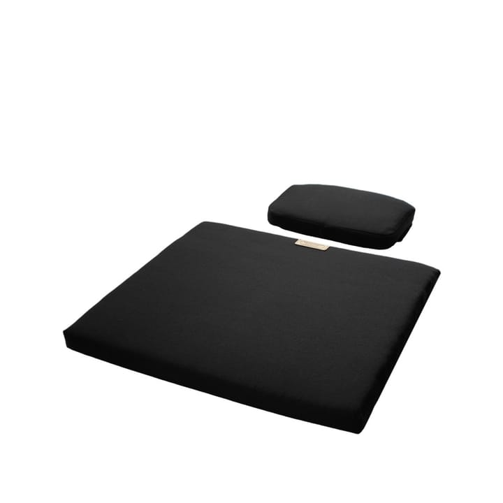 A3 kussenset nek/zitkussen - Zwarte stof - Grythyttan stalen meubelen
