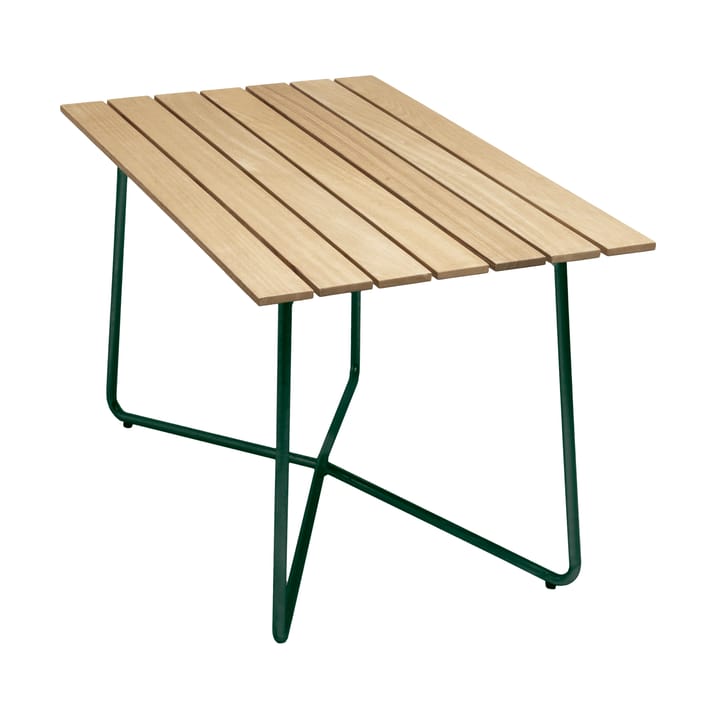 B25A tafel - Geoliede sparrenhout-groen - Grythyttan stalen meubelen
