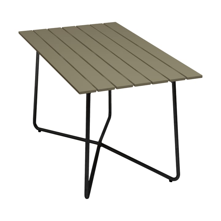 B25A tafel - Lichtgroen eik-zwart - Grythyttan stalen meubelen