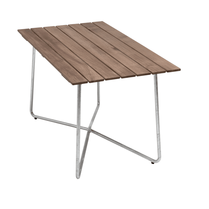 B25A tafel - Teak-verzinkt frame - Grythyttan stalen meubelen