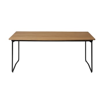 B31 170 eettafel - Geoliede eiken-zwart - Grythyttan stalen meubelen