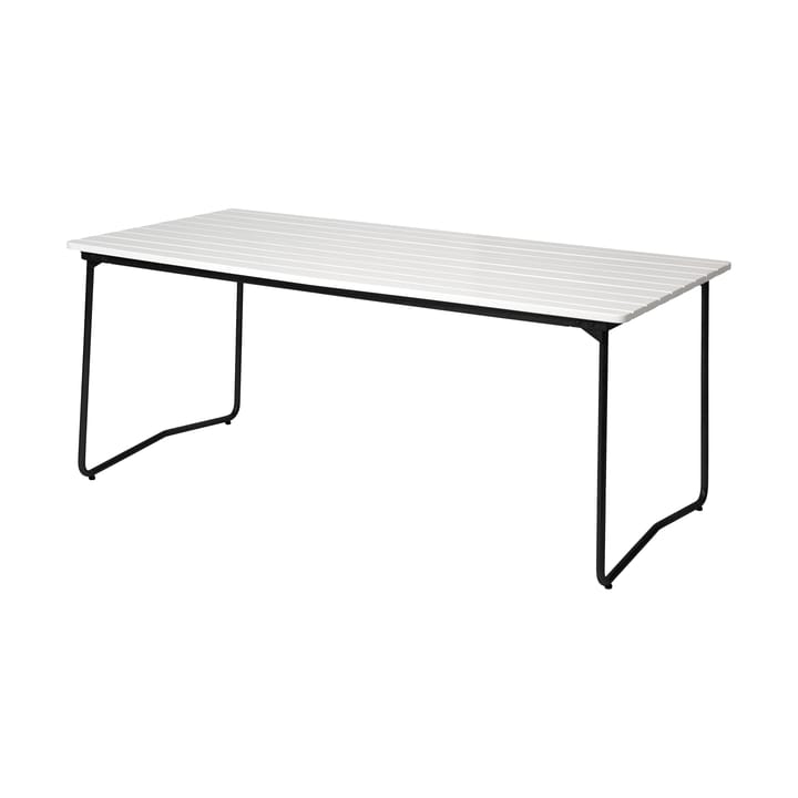 B31 170 eettafel - Witgelakte eiken-zwart - Grythyttan stalen meubelen