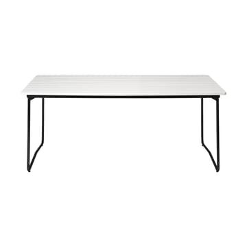 B31 170 eettafel - Witgelakte eiken-zwart - Grythyttan stalen meubelen