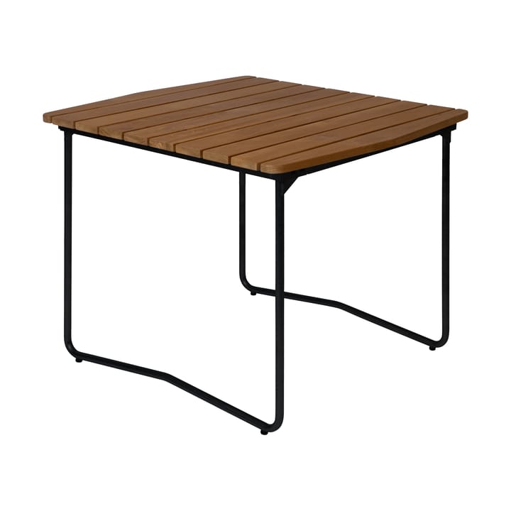 B31 84 eettafel - Onbehandeld teak-zwart - Grythyttan stalen meubelen