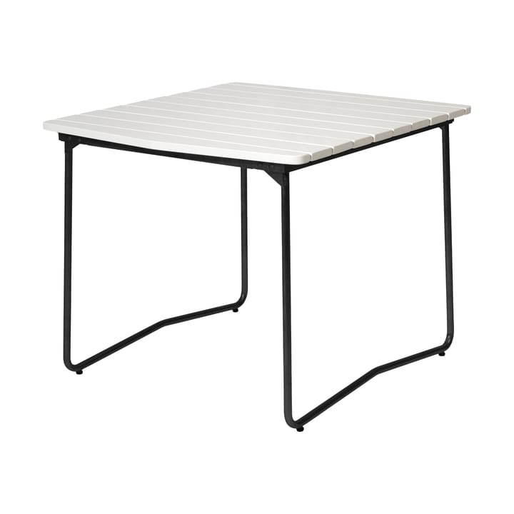 B31 84 eettafel - Witgelakte eiken-zwart - Grythyttan stalen meubelen