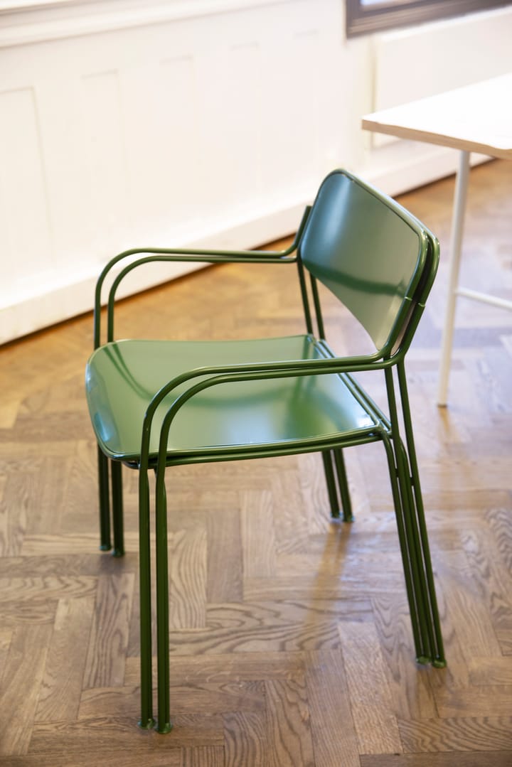 Chair Libelle stoel, Groen Grythyttan stalen meubelen