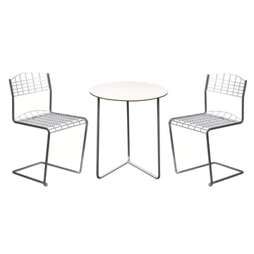 High Tech eettafelset - Ø60 cm - undefined - Grythyttan stalen meubelen