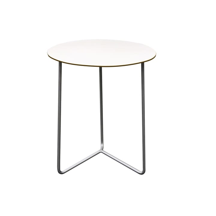 High Tech tafel ø60 cm - Wit-verzinkt frame - Grythyttan stalen meubelen