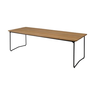 Table B31 eettafel 230 cm - Geoliede eiken-zwart - Grythyttan stalen meubelen