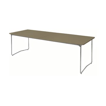 Table B31 eettafel 230 cm - Lichtgroen eik-gegalvaniseerd staal - Grythyttan stalen meubelen