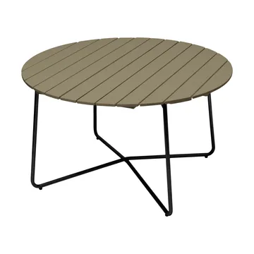 9A eettafel - Lichtgroen eik-zwart, Ø120 cm - Grythyttan Stålmöbler