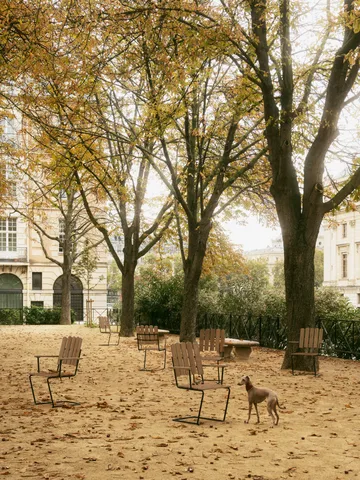 A2 fauteuil - Onbehandeld teak-zwart - Grythyttan Stålmöbler