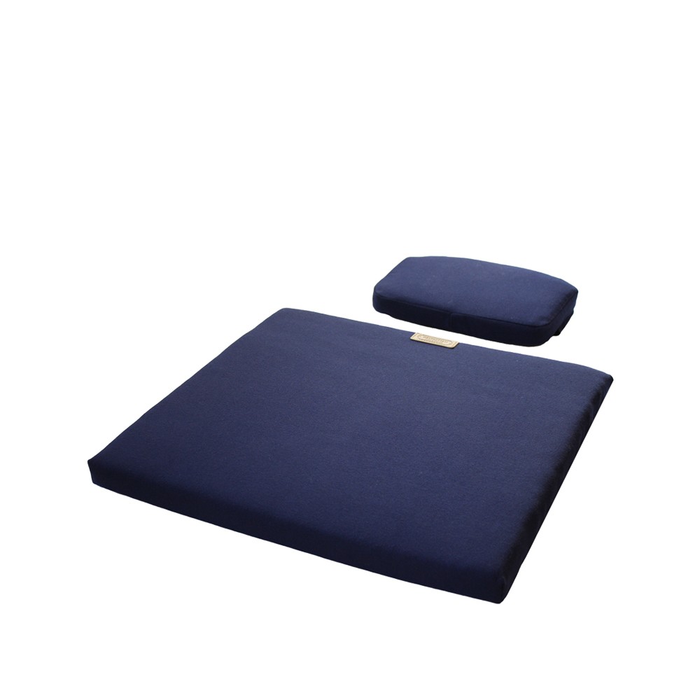 Grythyttan Stålmöbler A3 kussenset nek/zitkussen Sunbrella blauw