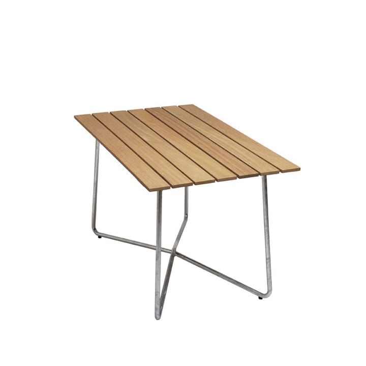 B25A tafel - Eiken olie-verzinkt frame - Grythyttan Stålmöbler