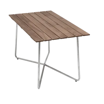 B25A tafel - Teak-verzinkt frame - Grythyttan Stålmöbler