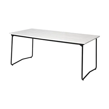 B31 eettafel - Witgelakte eiken-zwart - Grythyttan Stålmöbler