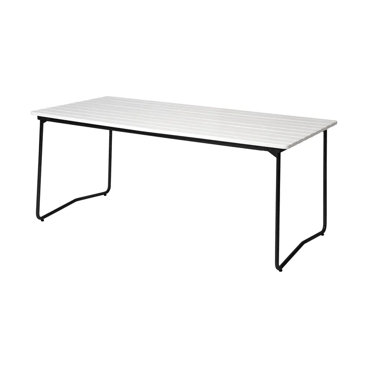 B31 eettafel - Witgelakte eiken-zwart - Grythyttan Stålmöbler